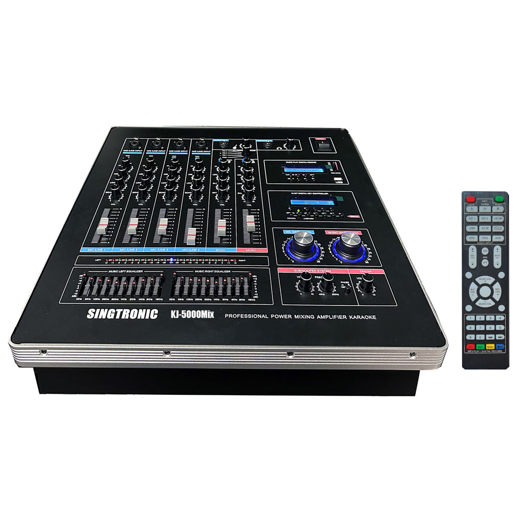 Singtronic KJ-5000Mix Professional Console Digital Karaoke Mixer with HDMI-Arc & Recording Function