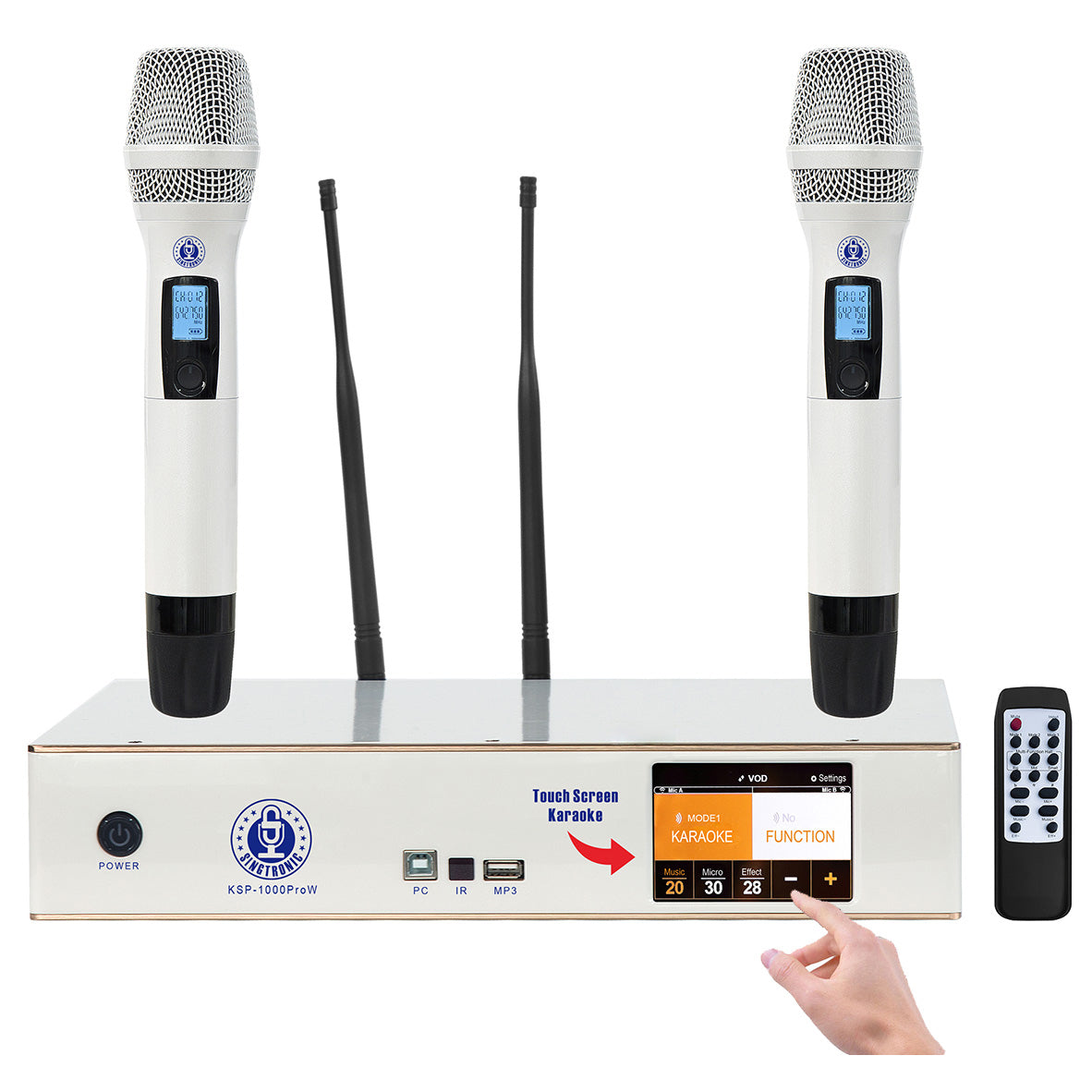 Singtronic KSP-1000ProW Professional Digial 2000W 3 in 1 Karaoke Sound Processor Mixing Amplifier