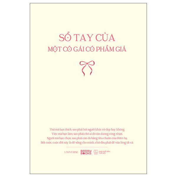 Sổ Tay Của Một Cô Gái Có Phẩm Giá-Tác giả:Universe