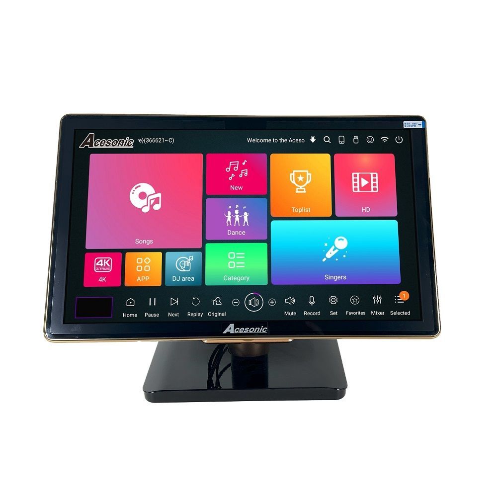 KOD-6888 Dual Hard Drive Multimedia Karaoke Android Jukebox System w/ Touch Screen - 12TB HDD, 100,000 Songs ( 50,000 Vietnamese Songs )