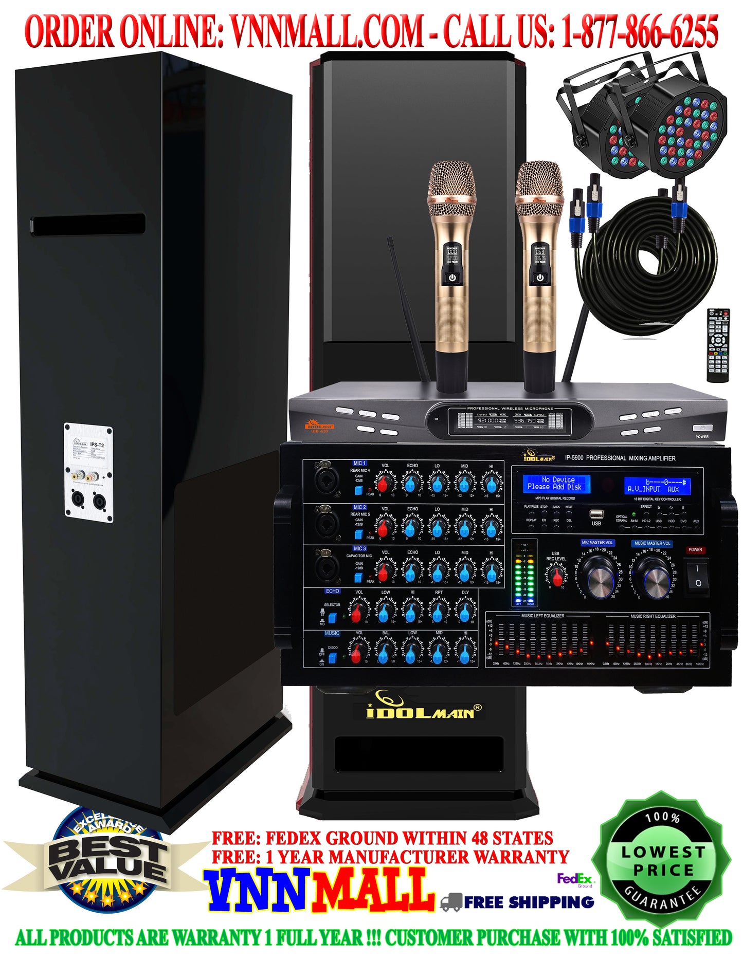KARAOKE SYSTEM 21 - IDOLMAIN Professional 4000W Digital Complete Karaoke System - MODEL 2025