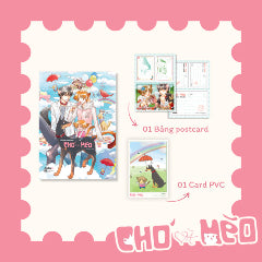 Chó Và Mèo - Tặng Kèm Card PVC + Bảng Postcard Hai Mặt - Tác giả:Chiharu Kawai
