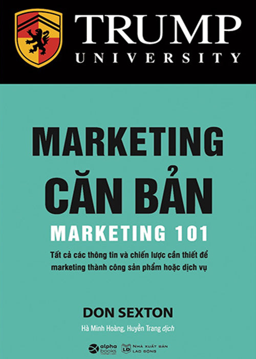 Marketing Can Ban - Marketing 101 - Tac Gia: Don Sexton - Book