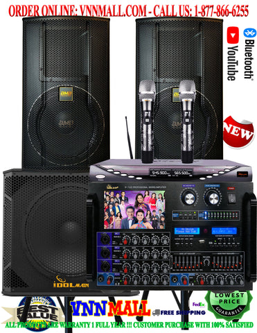 KARAOKE SYSTEM 11 - BMB (SE) 3900 Watts - Complete Karaoke System - Mixing Amplifier 8000Watts (MODEL 2022)