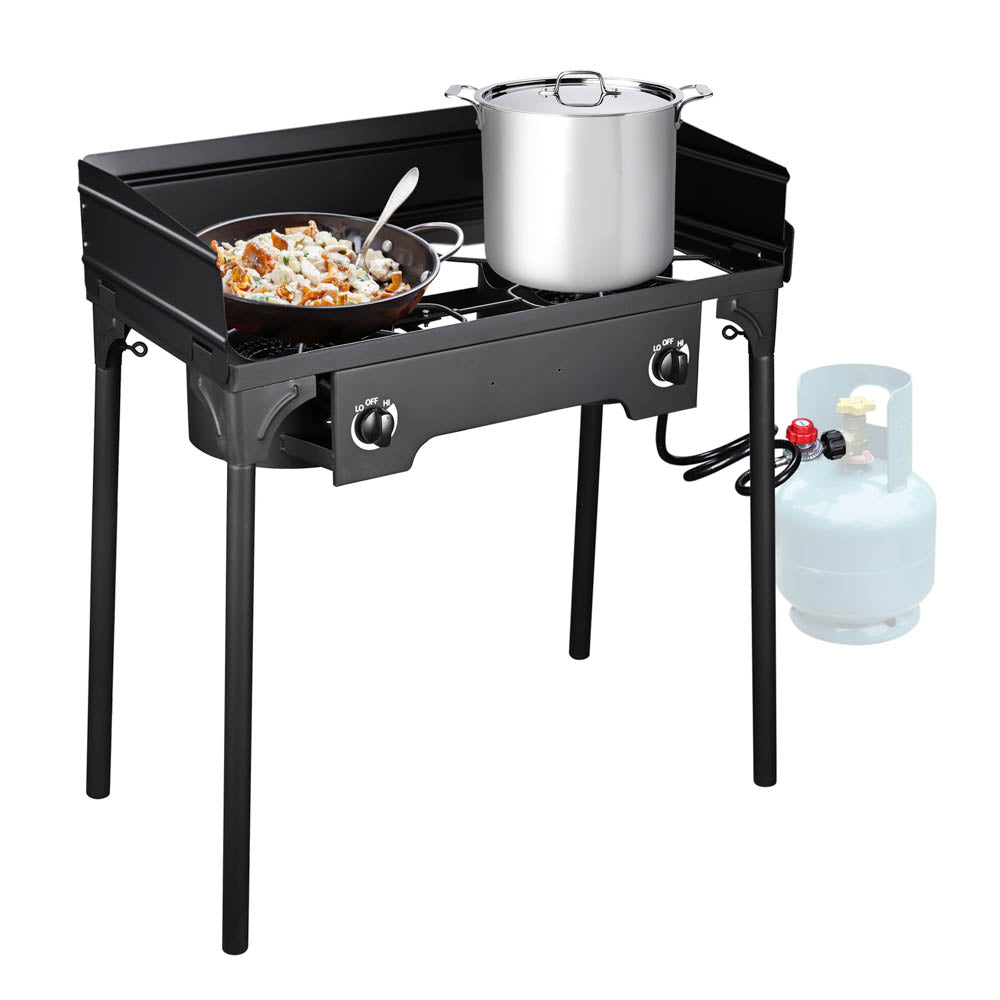 Yescom 32" Outdoor Burner Double Propane Stove with Stand