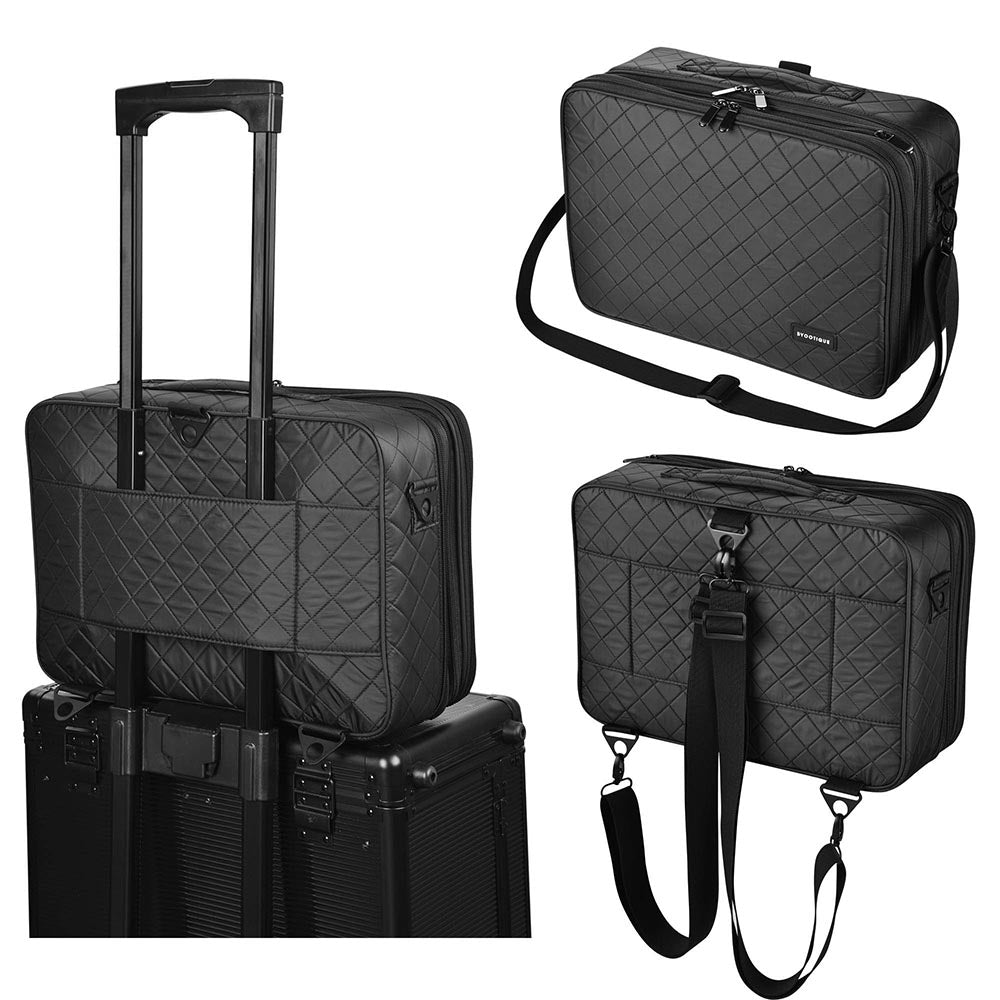 Byootique Hairdresser Suitcase on Wheels with Soft Train Bag Case