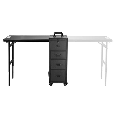 Byootique Makeup Artist Hairstylist Nail Table Workstation (Lefty & Righty)