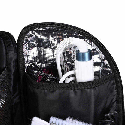 Byootique Pro Artist Makeup Barber Bag Backpack Travel