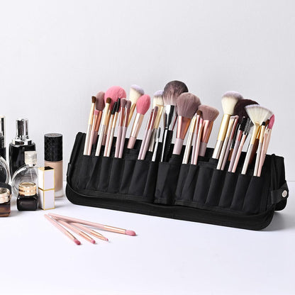 Byootique Makeup Brush Holder with 29 Pockets Stand Up