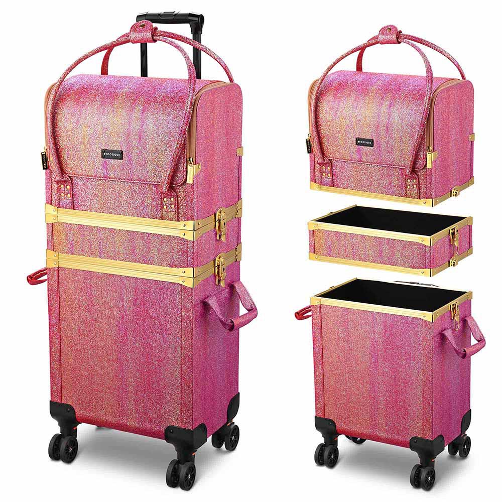 Byootique Makeup Artist Case on Wheels Hairstylist Case