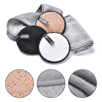 Byootique Makeup Remover Pads Hairband Towel Reusable