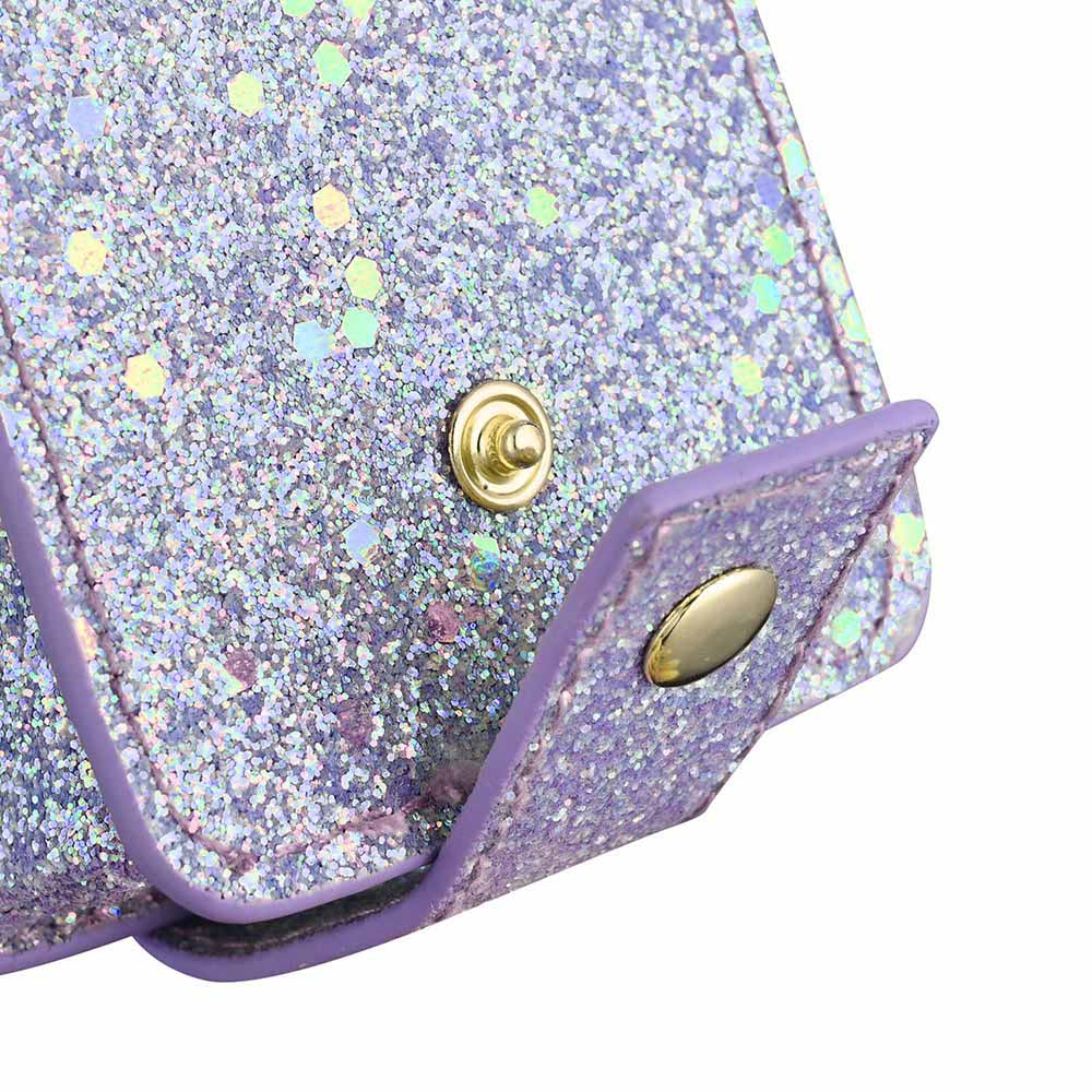 Byootique Sparkle Lipstick Bag Cosmetic Bag with Mirror