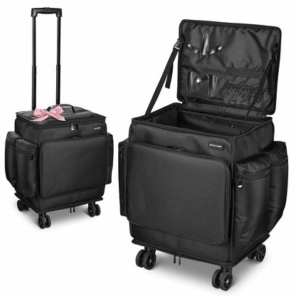 Byootique Hairdresser Suitcase on Wheels for Hairstylist Makeup Artist