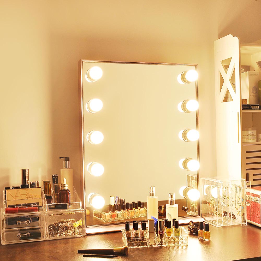 Byootique 20x26 in Hollywood Vanity Mirror w/ LED Light Dimmer