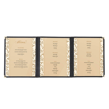 Yescom 30x Menu Covers Cafe Restaurant Triple 8.5x11