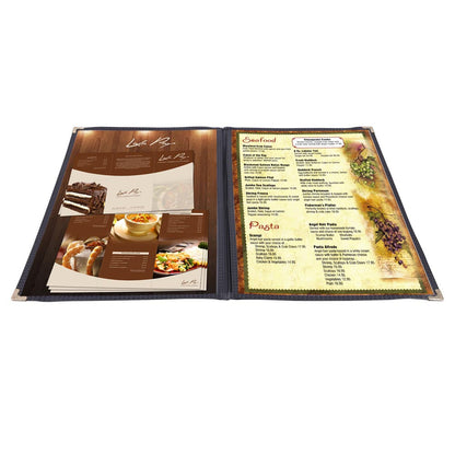 Yescom 60x Menu Covers 8.5x14 Restaurant Cafe 2-Page