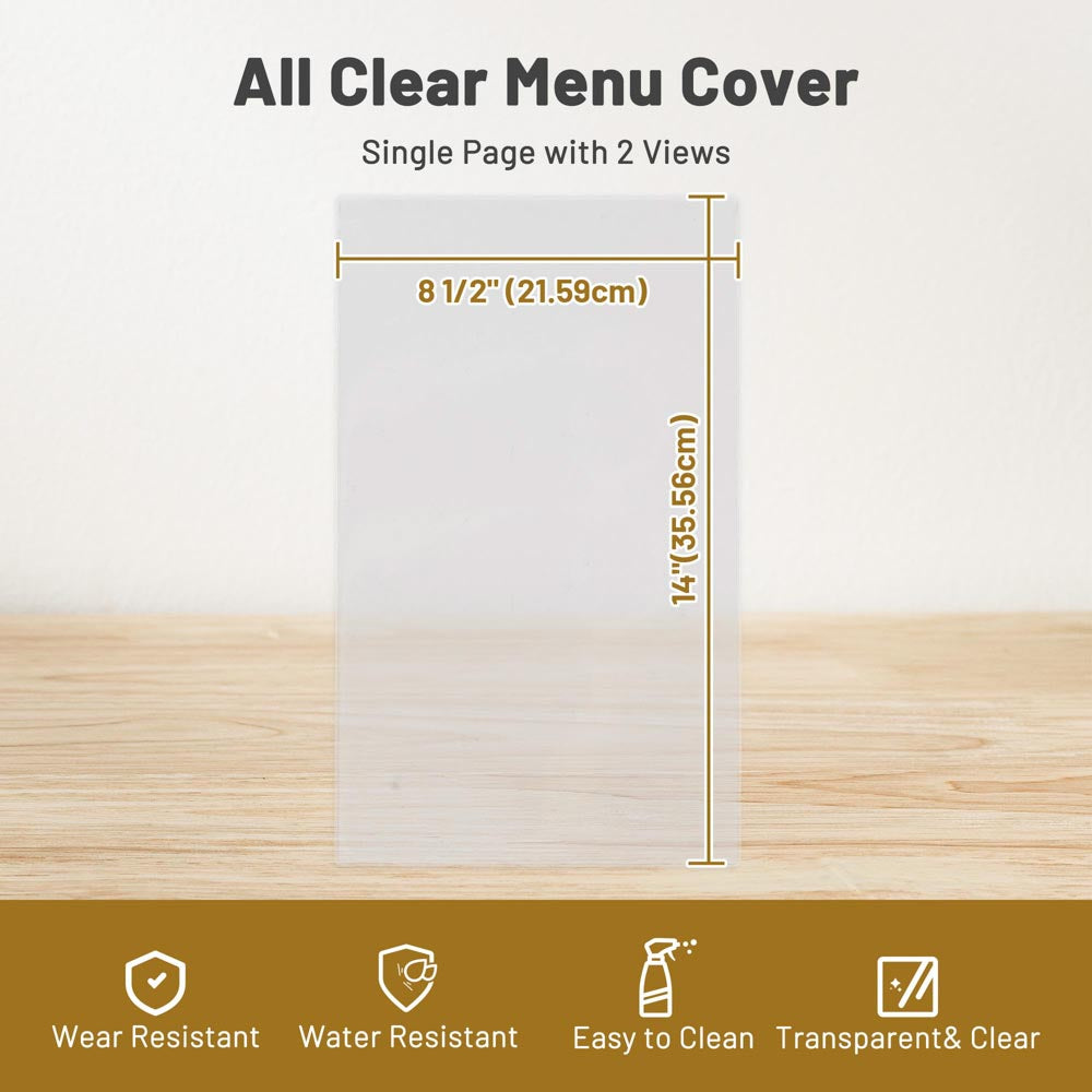 Yescom 8.5x14 Menu Covers Set(30) 2-View