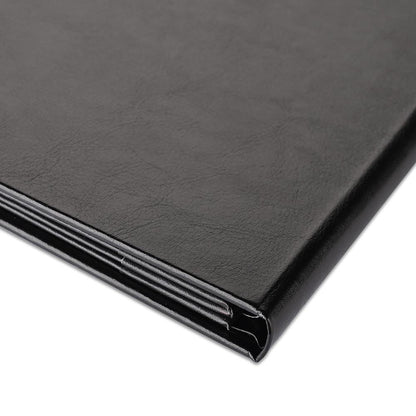 Yescom 8.5x11 PU Leather Menu Covers Set(10) 4-View Black