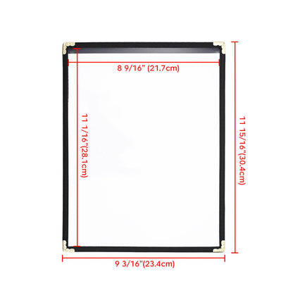 Yescom 8.5x11 Menu Covers Set(30) Single Page