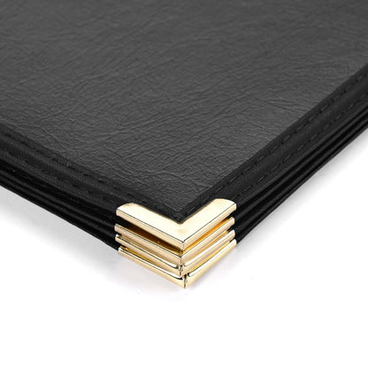 Yescom 8.5x11 PU Leather Menu Covers Set(10) 4-Page 6-View