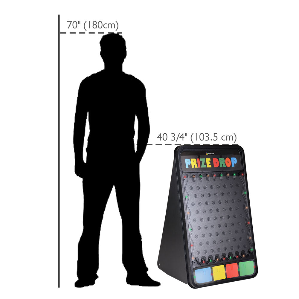 WinSpin 41x25 Custom LED Prize Drop Disk Drop Game Board Plinking