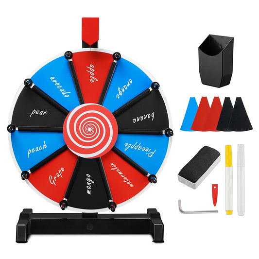 WinSpin 12" 10 Slot Custom Prize Wheel Tabletop