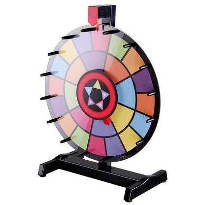 WinSpin 15" Table Top 2 Circles Colorful Dry Erase Prize Wheel