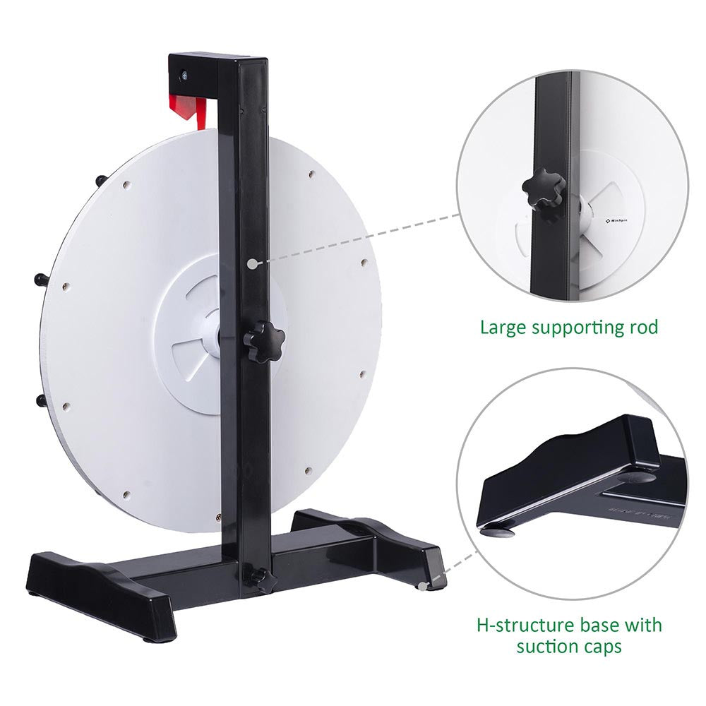 WinSpin 12" Tabletop Prize Wheel Teachers' Choice All in 1, 26-Slot