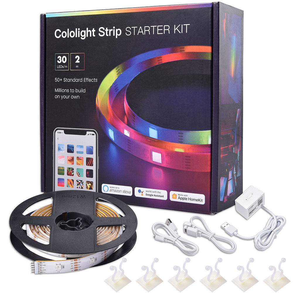 LifeSmart LED Light Strip Kit w/ Controller 6.6ft 60-LEDs