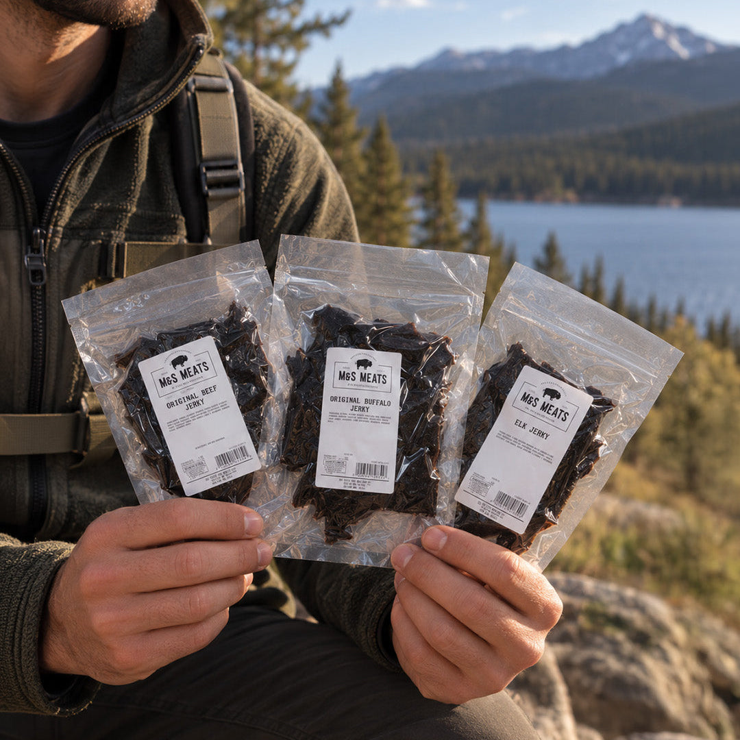 The Hunter’s Pack- Elk, Buffalo and Beef Jerky