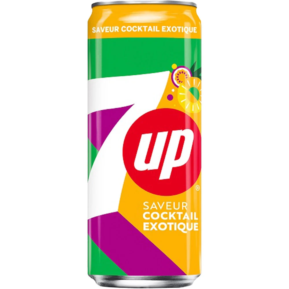 7up Saveur Cocktail Exotique (330ml)(France)