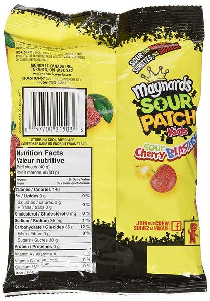 Maynards Sour Cherry Blasters (154g) (Canada)