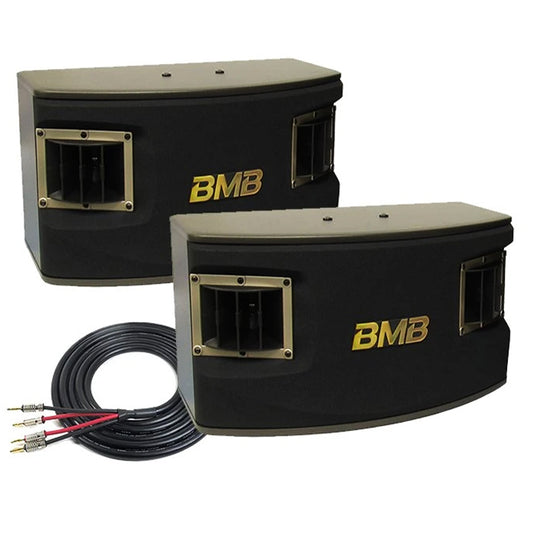 BMB CSV-450 (SE ) 500W 10" 3-Way Karaoke Speakers (Pair) - Model 2025 ( Free Stands, Wires )
