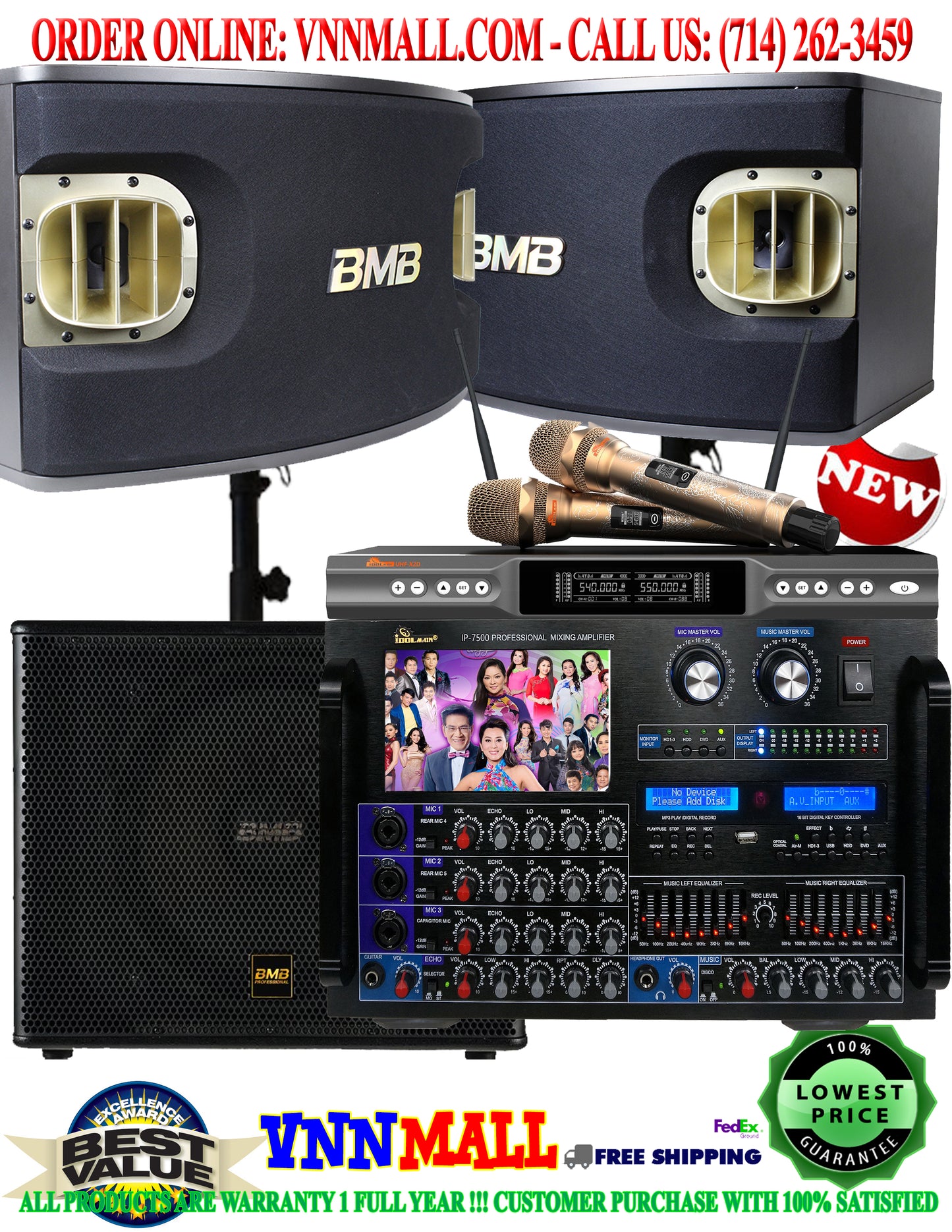 KARAOKE SYSTEM 31 - BMB 4500 Watts - Complete Karaoke System - Model 2026