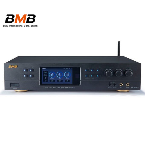 BMB DAR-350HD2 700W 2CH Karaoke Mixing Amplifier with HDMI/Optical/Bluetooth (Newest Model 2024)