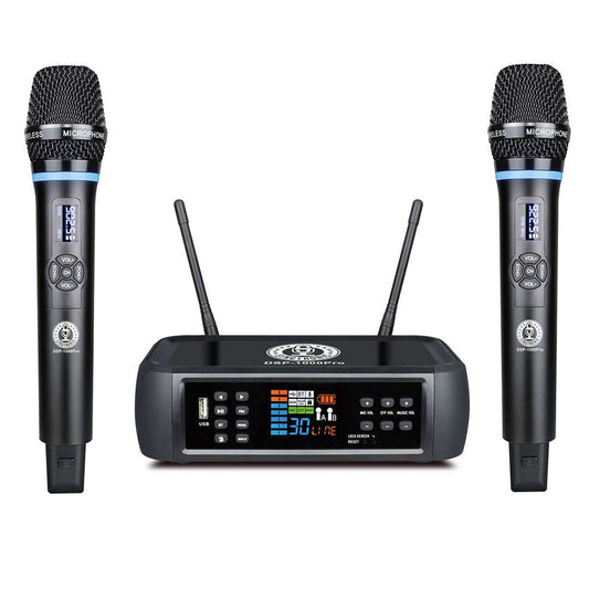 Singtronic DSP-1000Pro Rechargeable Digital DSP Karaoke Mixer Free: 2 x Wireless Microphones