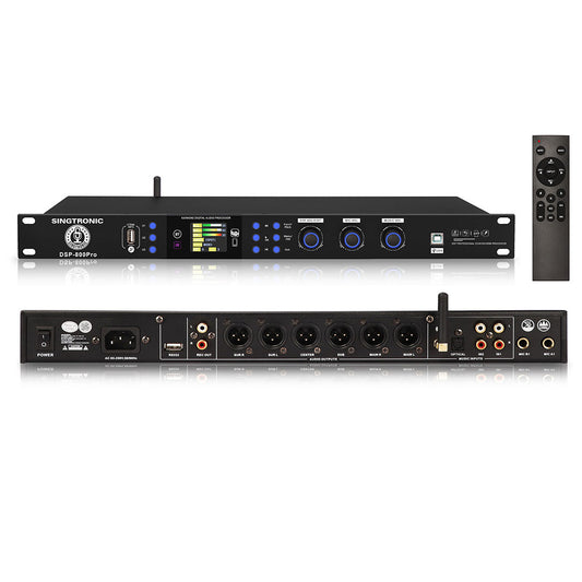 Singtronic DSP-800Pro Professional Digital Echo Karaoke Mixer Processor with Optical & Bluetooth