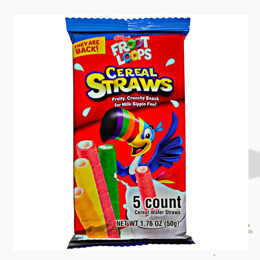 Froot Loops Cereal Straws 5 Count (50g)