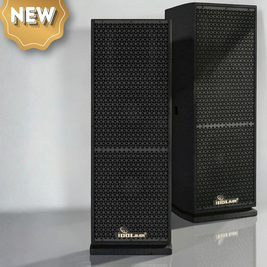 IDOLmain IPS-Deluxe6 Floor Speaker Studio-Level Karaoke Experience with Dual 12" Woofers, 1.75" Compression Driver, 6000W - Model 2026