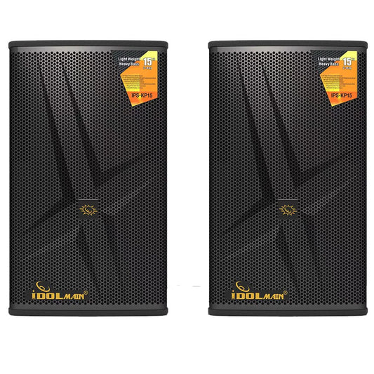 IDOLmain IPS-KP15 15" 8000W High Output Full Range Thunder Karaoke Loudspeaker MODEL2025 ( FREE Stands, Wires )