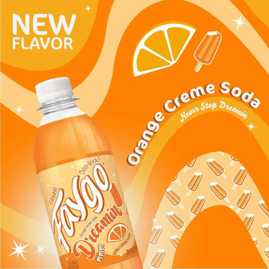 Faygo Dreamin “Orange Cream” Extremely Rare