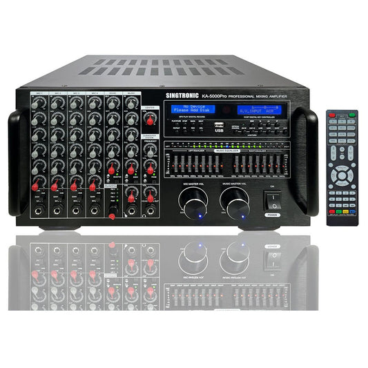 Singtronic KA-5000Pro Professional KJ/DJ 5000W Mixing Amplifier Equalizer & Recording
