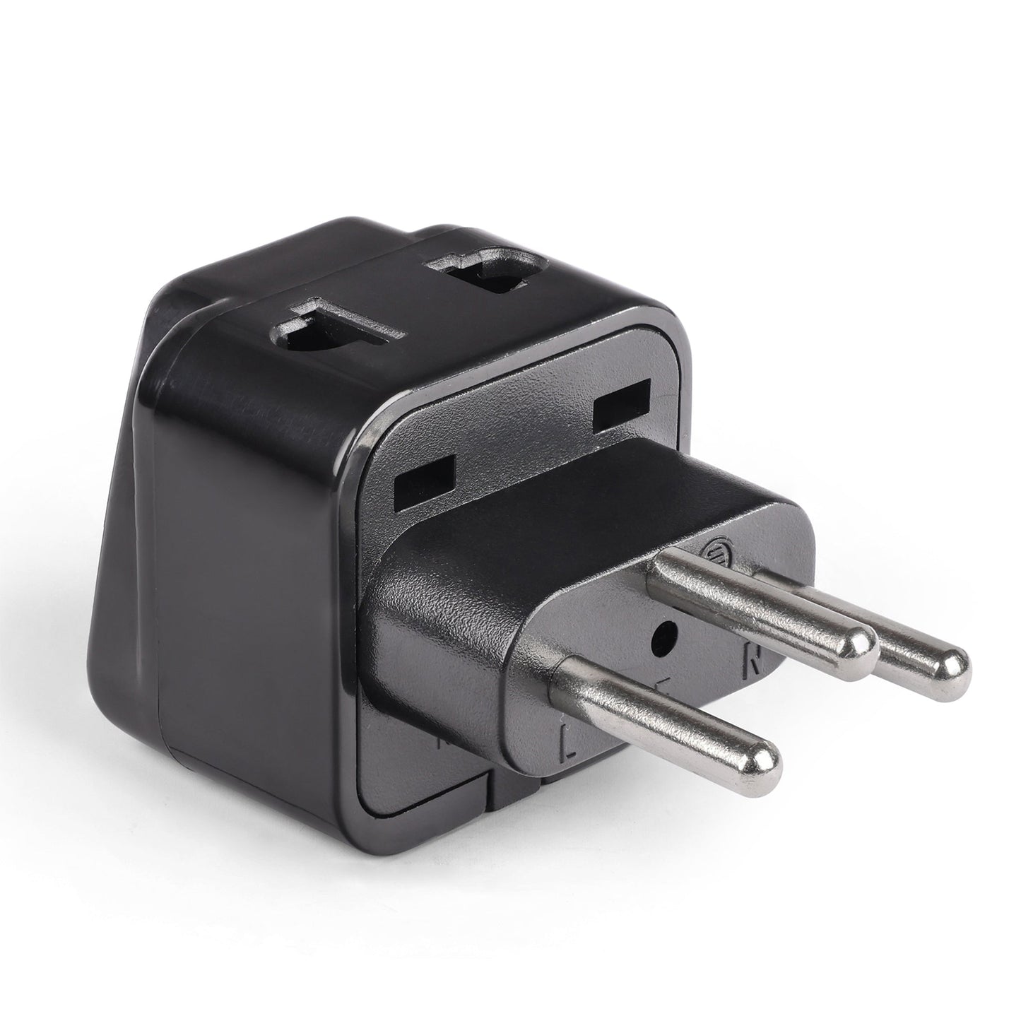 Switzerland, Rwanda Travel Adapter - 2 in 1 - Type J - Compact Design (DB-11A)