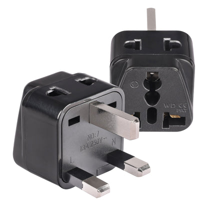 UK, Hong Kong Travel Adapter - 2 in 1 - Type G - Compact Design (DB-7)