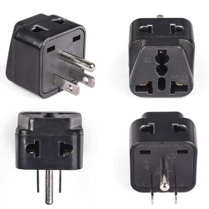 Japan, Philippines Travel Adapter - 2 in 1 - Type B - Compact Design (DB-5)