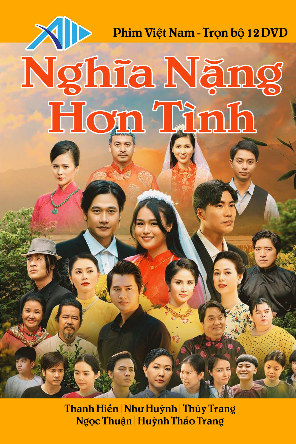 Nghia Nang Hon Tinh - Phim Viet Nam - Tron Bo 12 DVDs