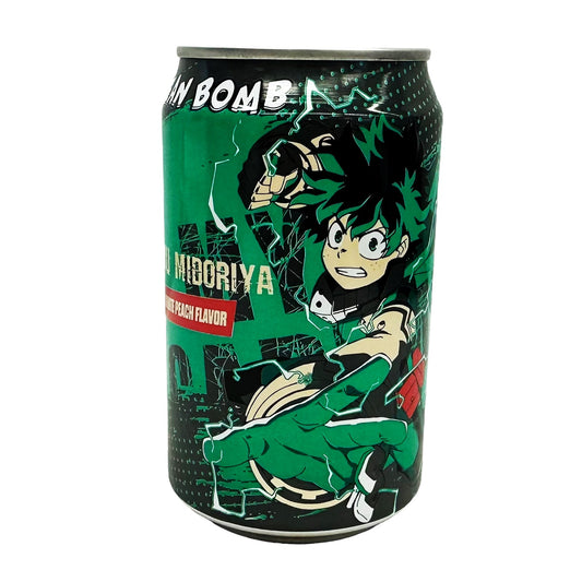 Ocean Bomb My Hero Academia Izuku Midoriya Sparkling White Peach Flavor (330ml)(Taiwan)