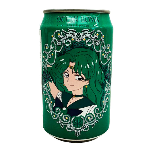 Ocean Bomb Sailor Moon Sparkling Water Kiwi Flavor (330ml) (Taiwan)