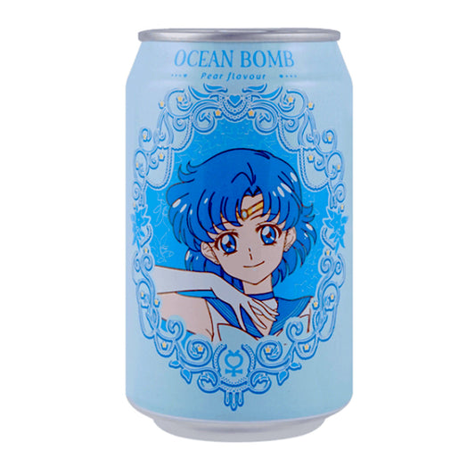 Ocean Bomb Sailor Moon Sparkling Water Pear Flavor (330ml) (Taiwan)