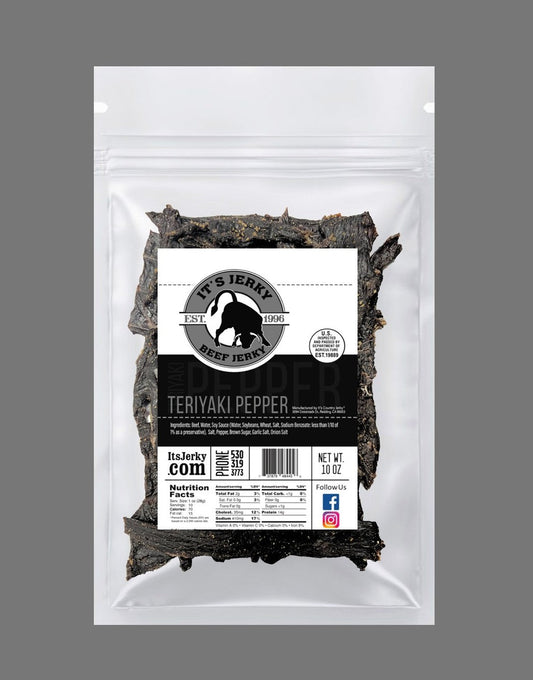 Teriyaki Pepper Beef Jerky 10oz